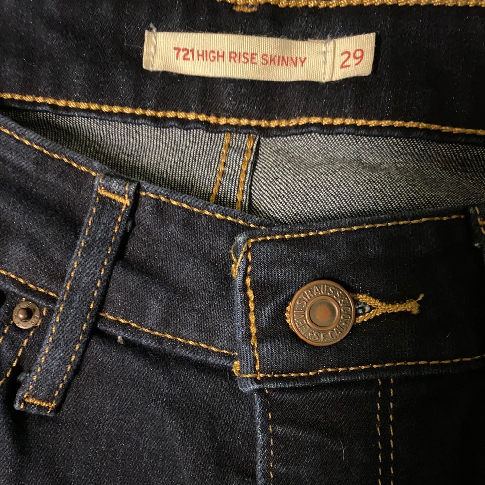 Levi 721 High Rise Skinny - Picture 2 of 6